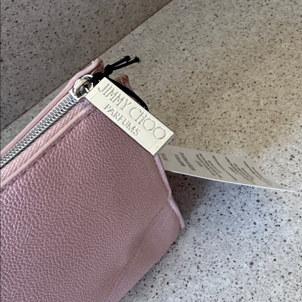 Jimmy Choo Parfums Pink Glitter Make Up Bag - Picture 5 of 6